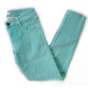 CAbi Jegging Skinny Jeans Size 6 Thin Mint Aqua